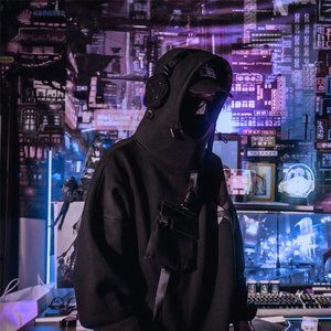 Techwear Streetwear Fashion Sweatshirt Graphic Hoodie Cyberpunk Clothing hi-h13